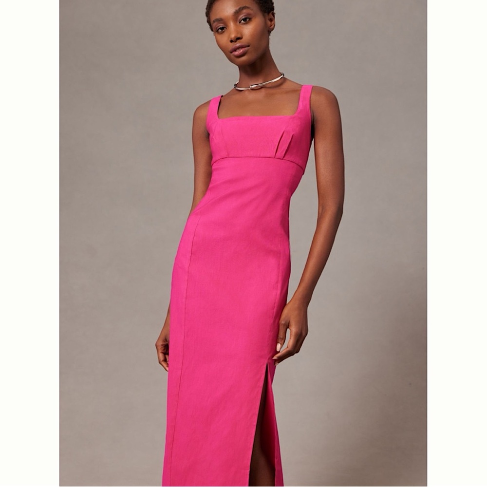 Anthropologie Slim Square-Neck Dress